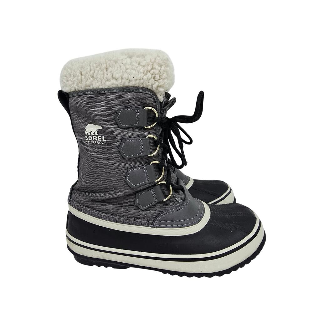 Sorel Women's Waterproof Winter Duck Boots Gray 7